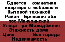 Сдается 2-комнатная квартира с мебелью и бытовой техникой  › Район ­ Брянская обл.,пос.Мичуринский  › Улица ­ ул.Молодёжная  › Этажность дома ­ 4 › Цена ­ 9 000 - Все города Недвижимость » Квартиры аренда   . Адыгея респ.,Майкоп г.